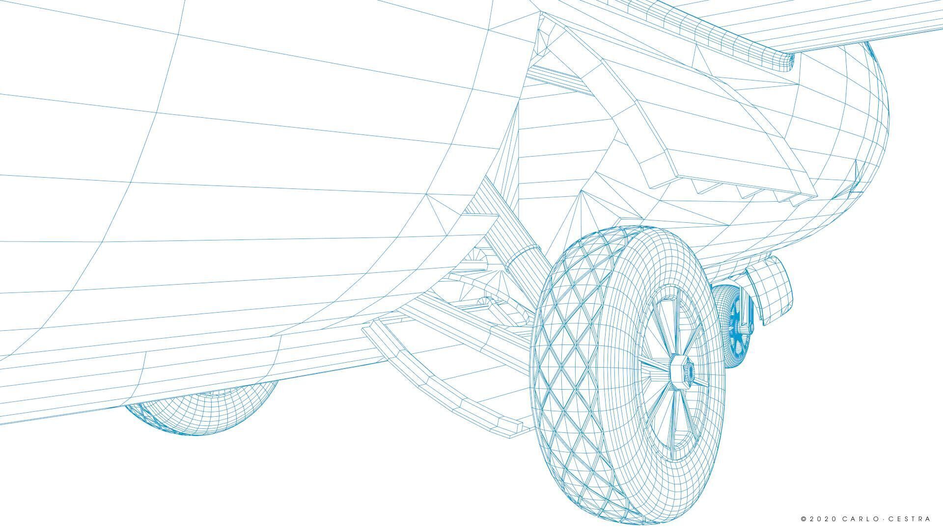 X-1 - Not rigged Low-poly 3D model_64
