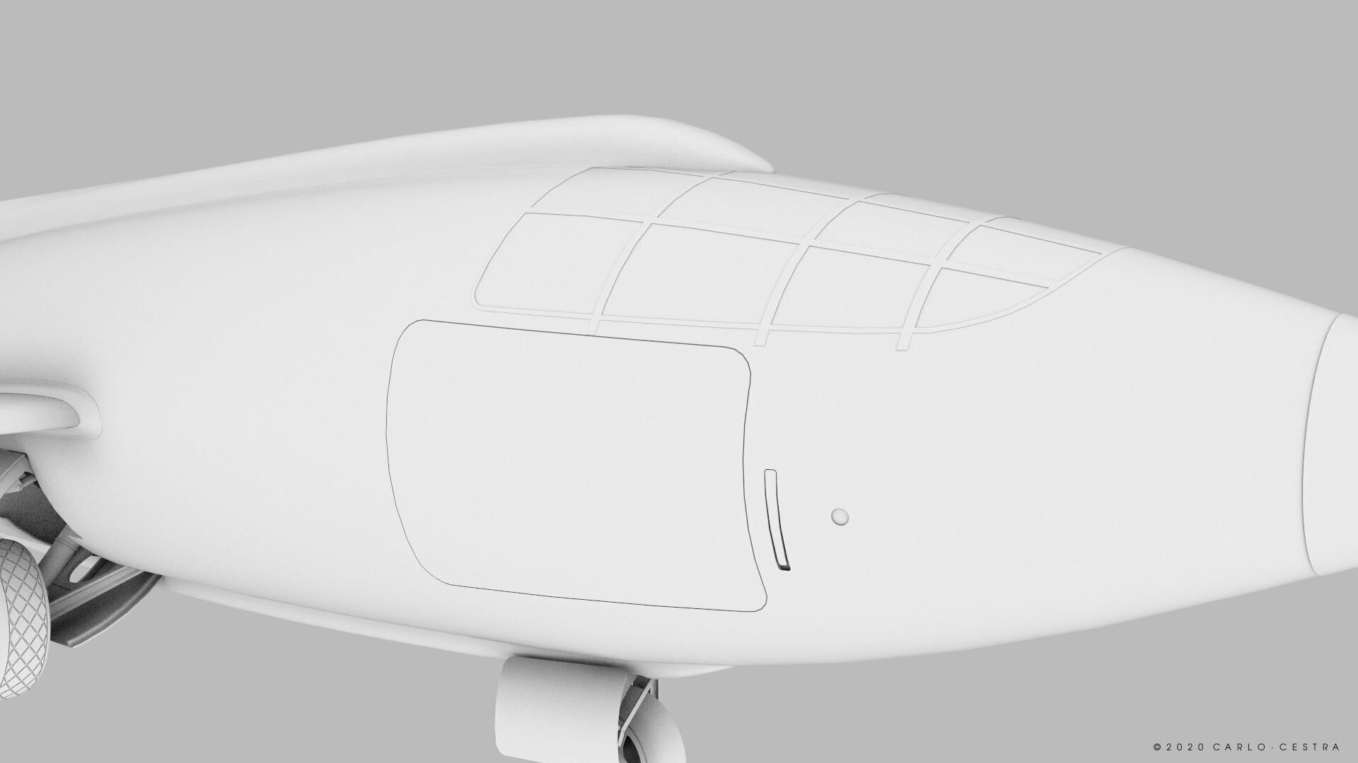 X-1 - Not rigged Low-poly 3D model_29