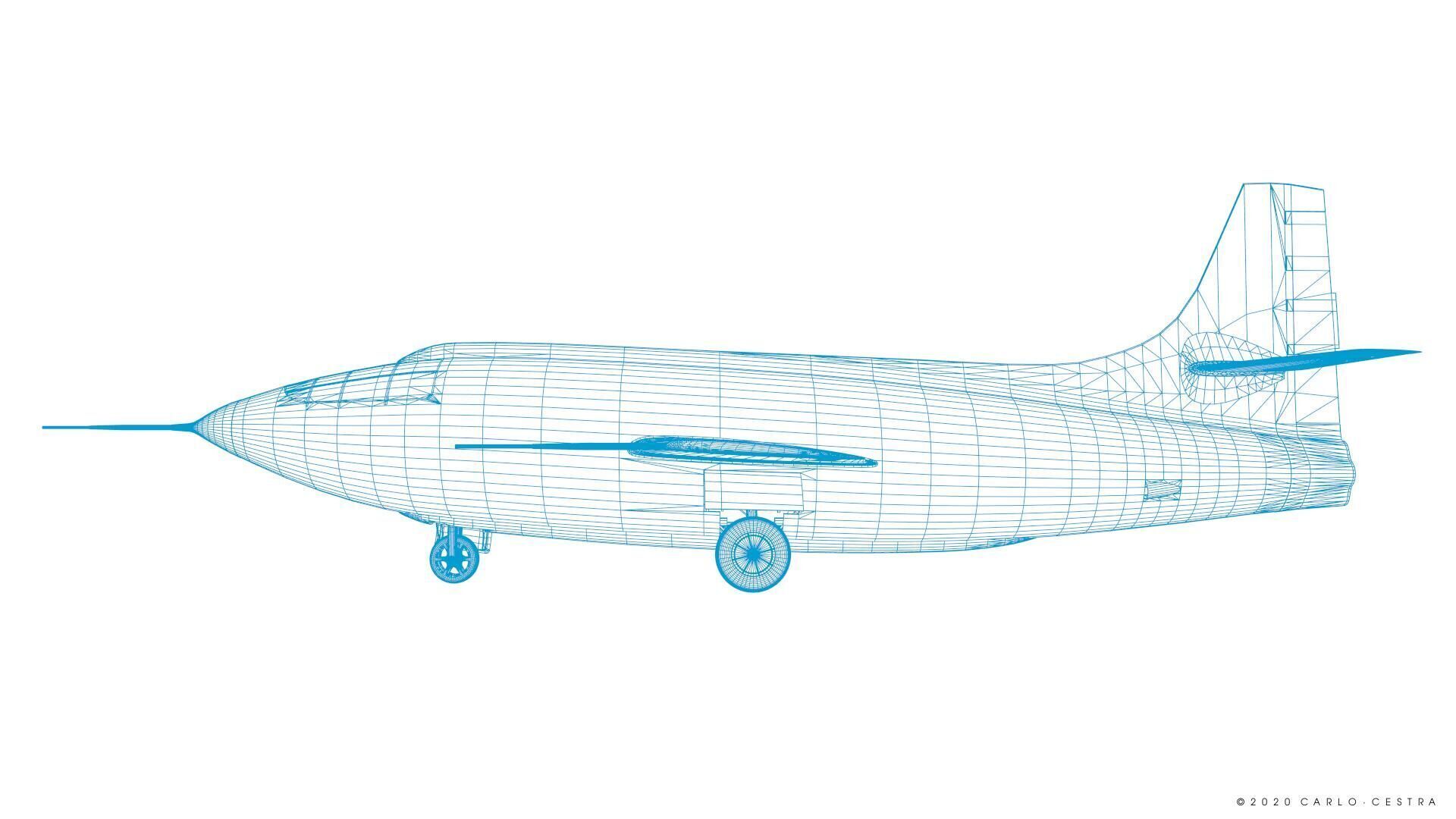 X-1 - Not rigged Low-poly 3D model_58