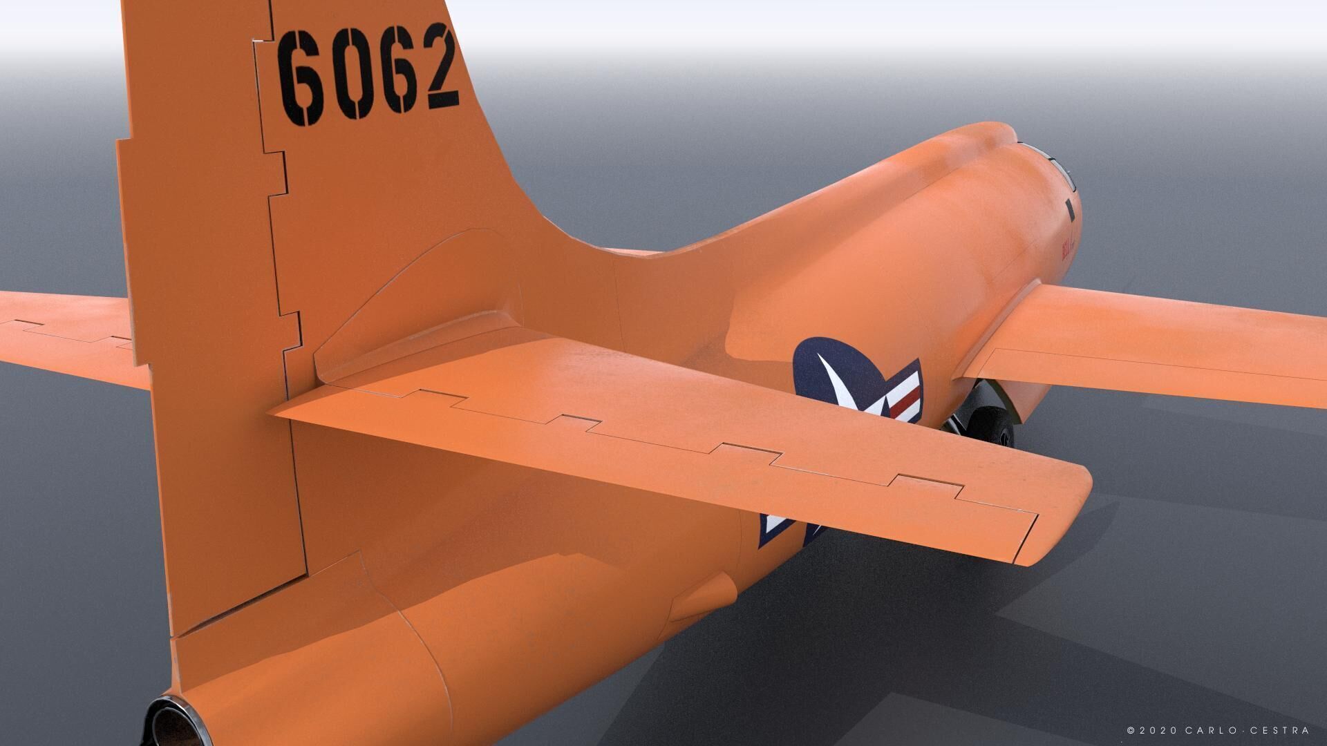 X-1 - Not rigged Low-poly 3D model_8