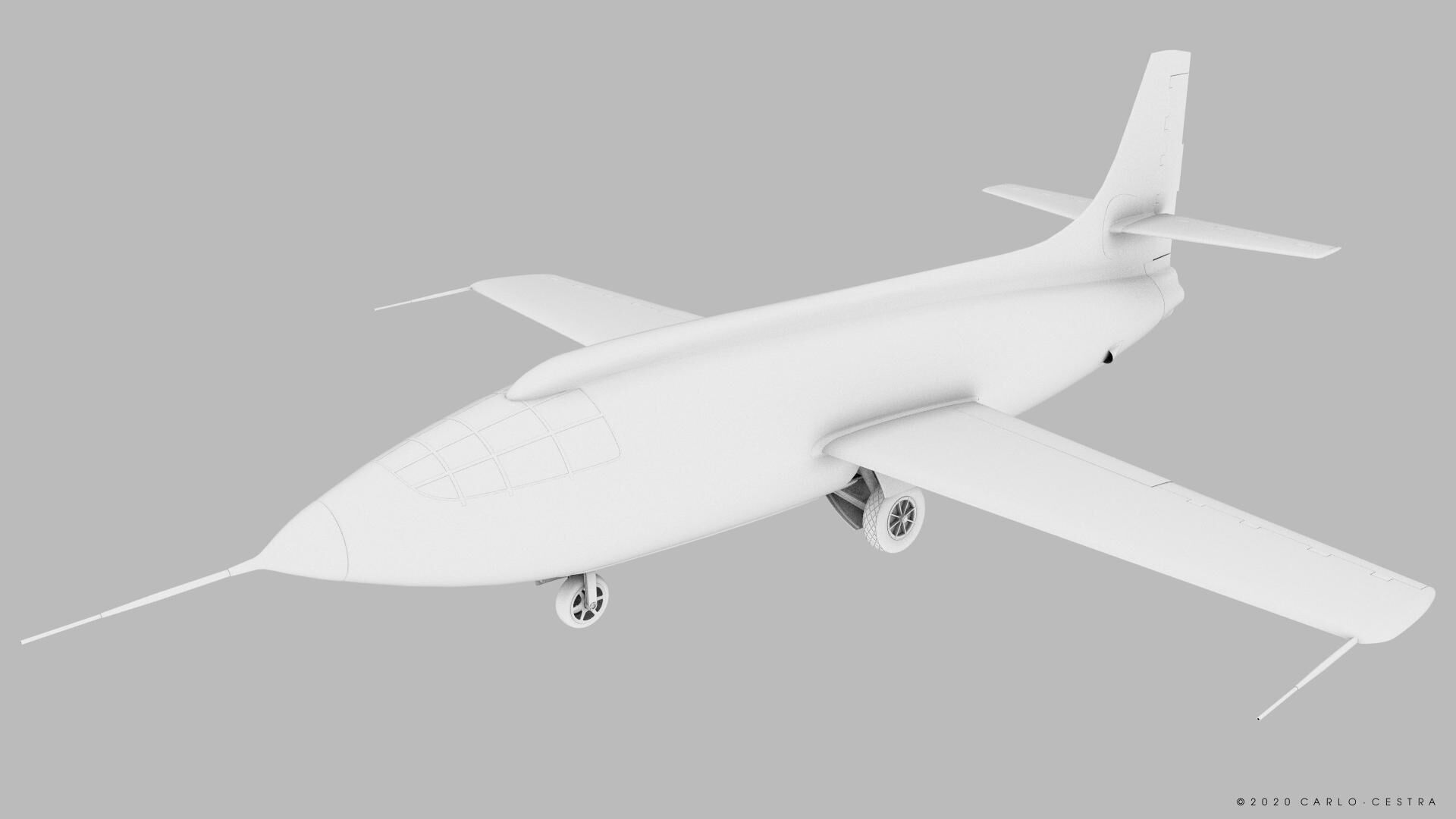 X-1 - Not rigged Low-poly 3D model_27