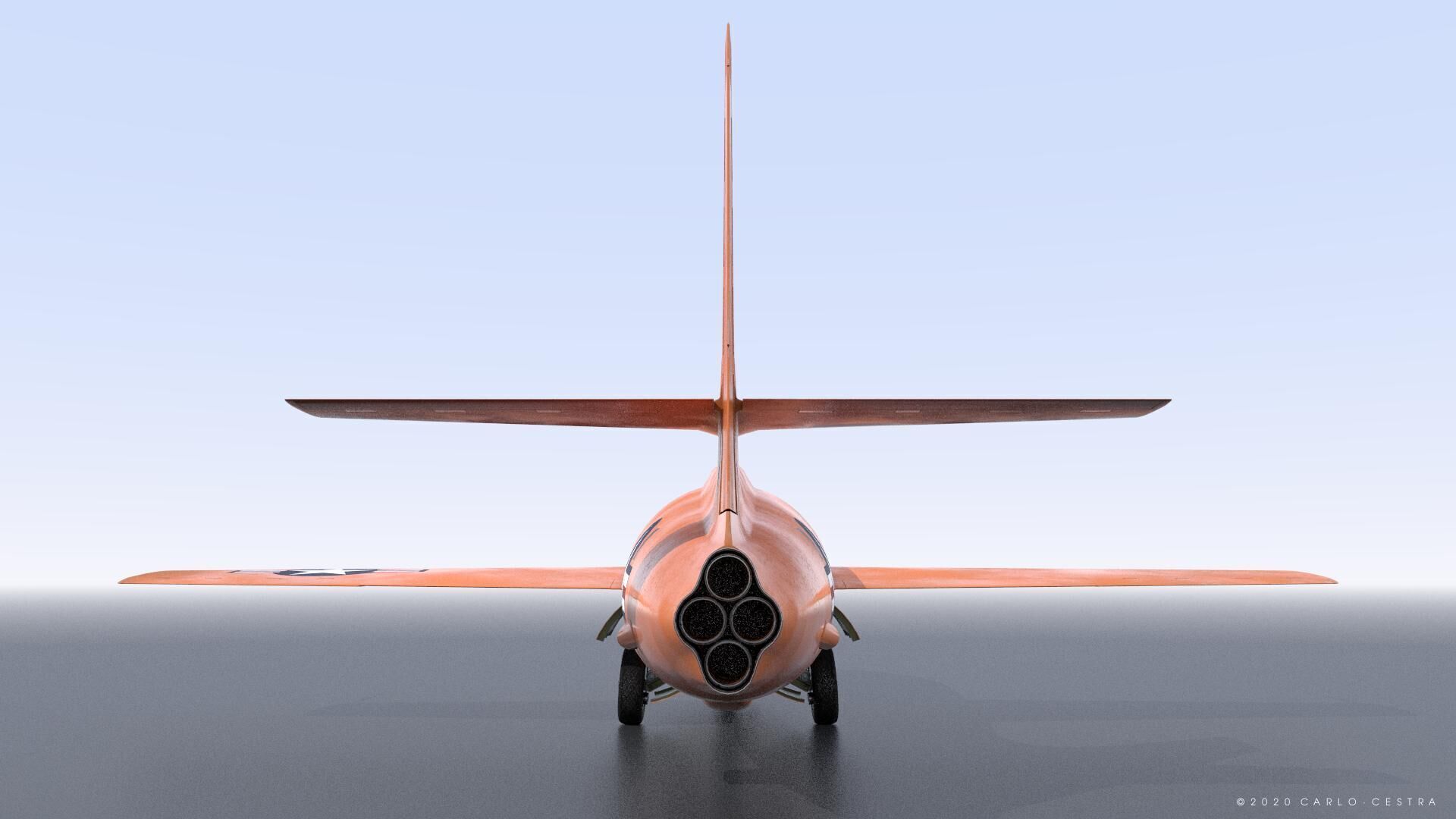 X-1 - Not rigged Low-poly 3D model_10
