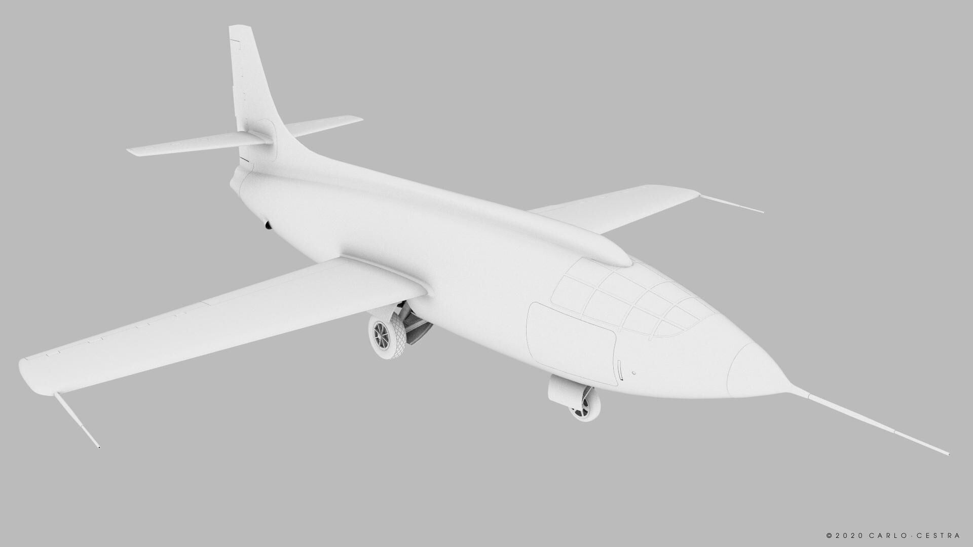 X-1 - Not rigged Low-poly 3D model_24