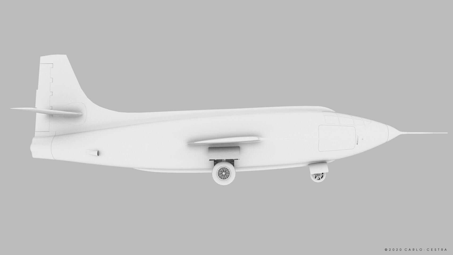 X-1 - Not rigged Low-poly 3D model_37