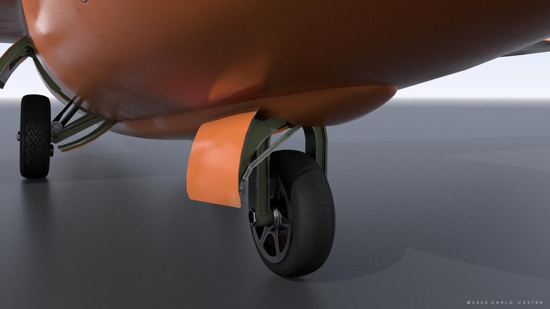 X-1 - Not rigged Low-poly 3D model_16