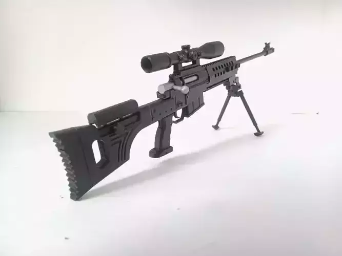 BORA 12 sniper rifle miniature