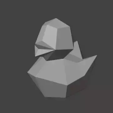 Low Poly Rubber Duck 