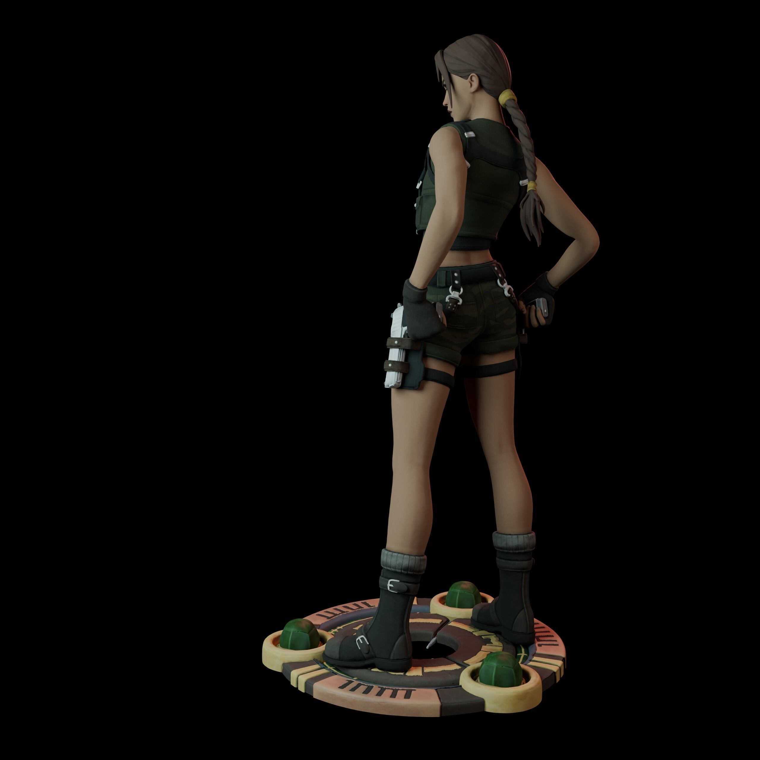 Lara Croft 3D print model_4