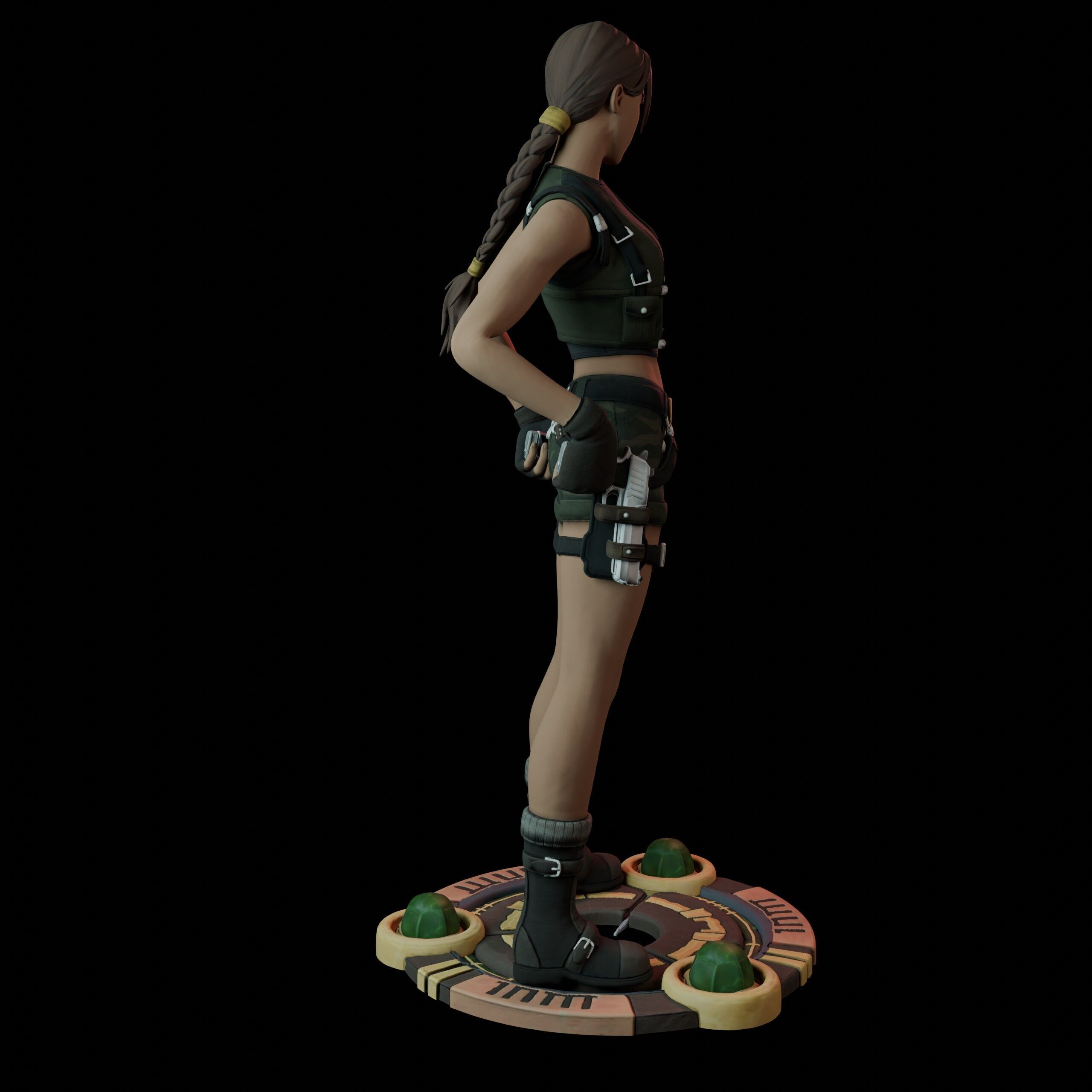 Lara Croft 3D print model_8
