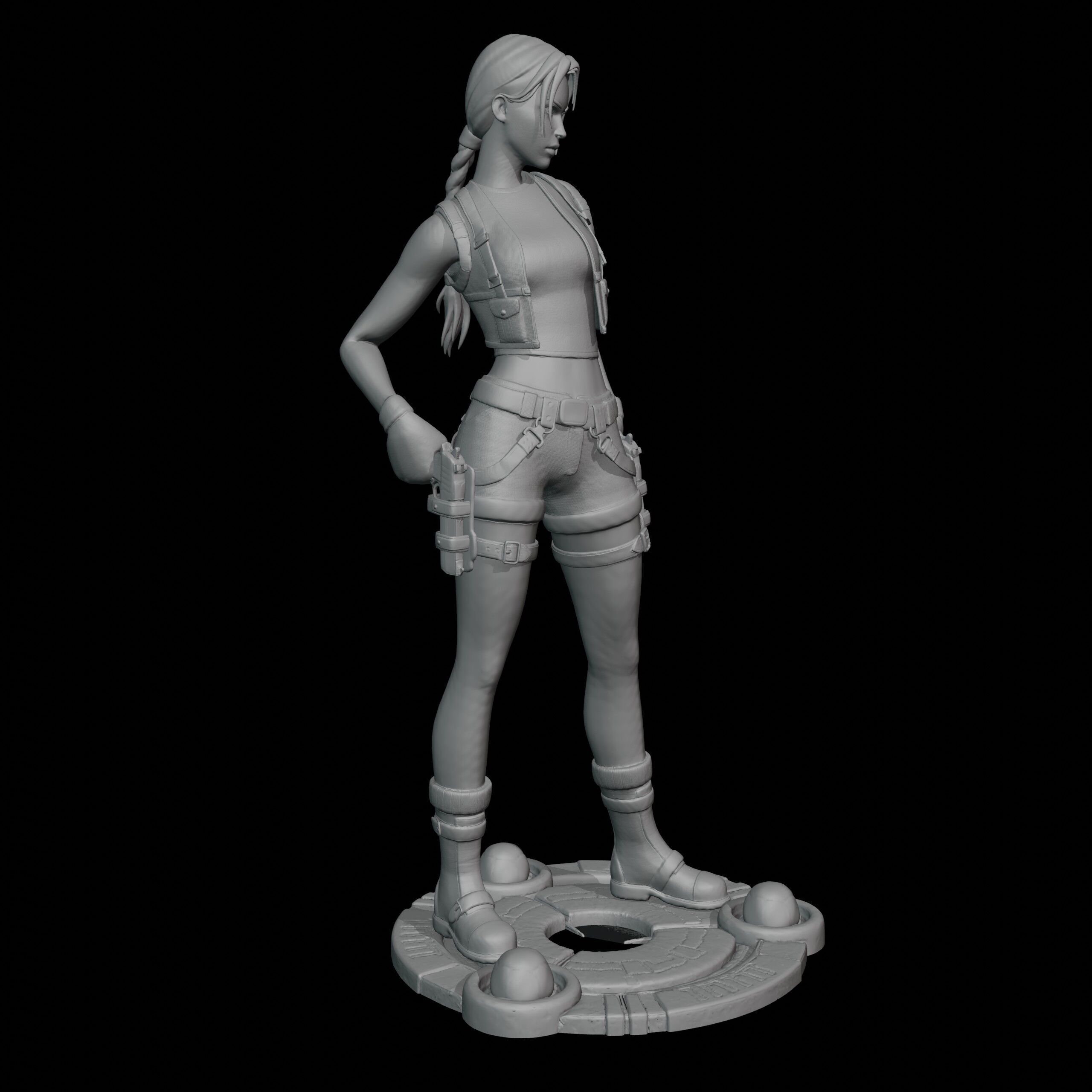 Lara Croft 3D print model_11