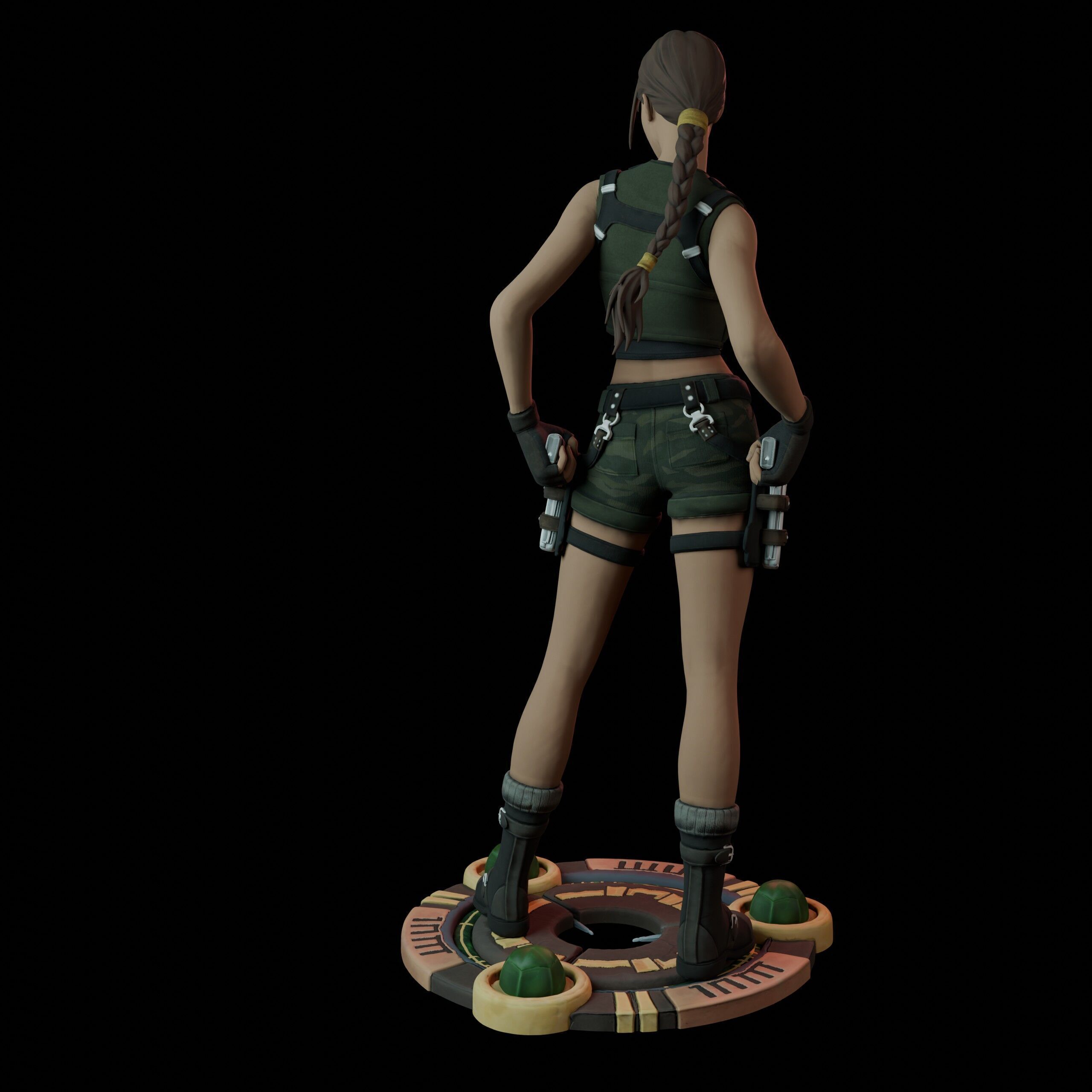 Lara Croft 3D print model_6