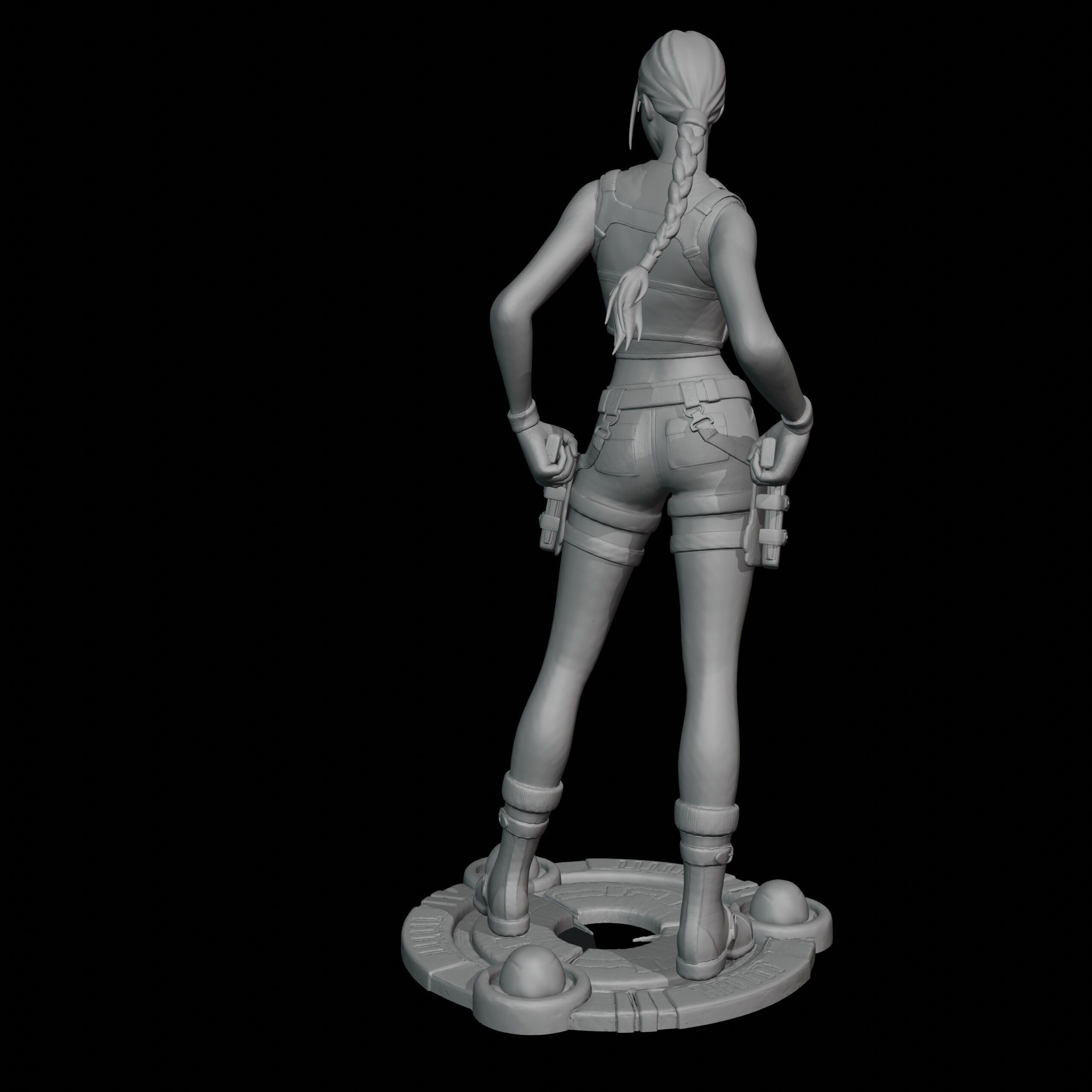 Lara Croft 3D print model_7
