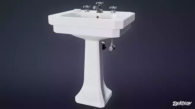 SUBURBS - Sink 03 - LOW POLY AND NANITE