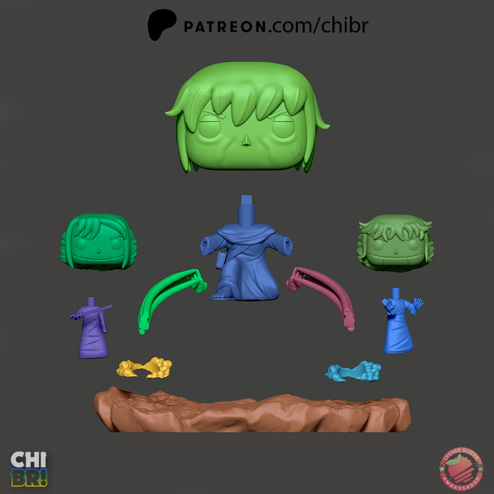 Chiyo - Naruto - Funko 3D print model_4