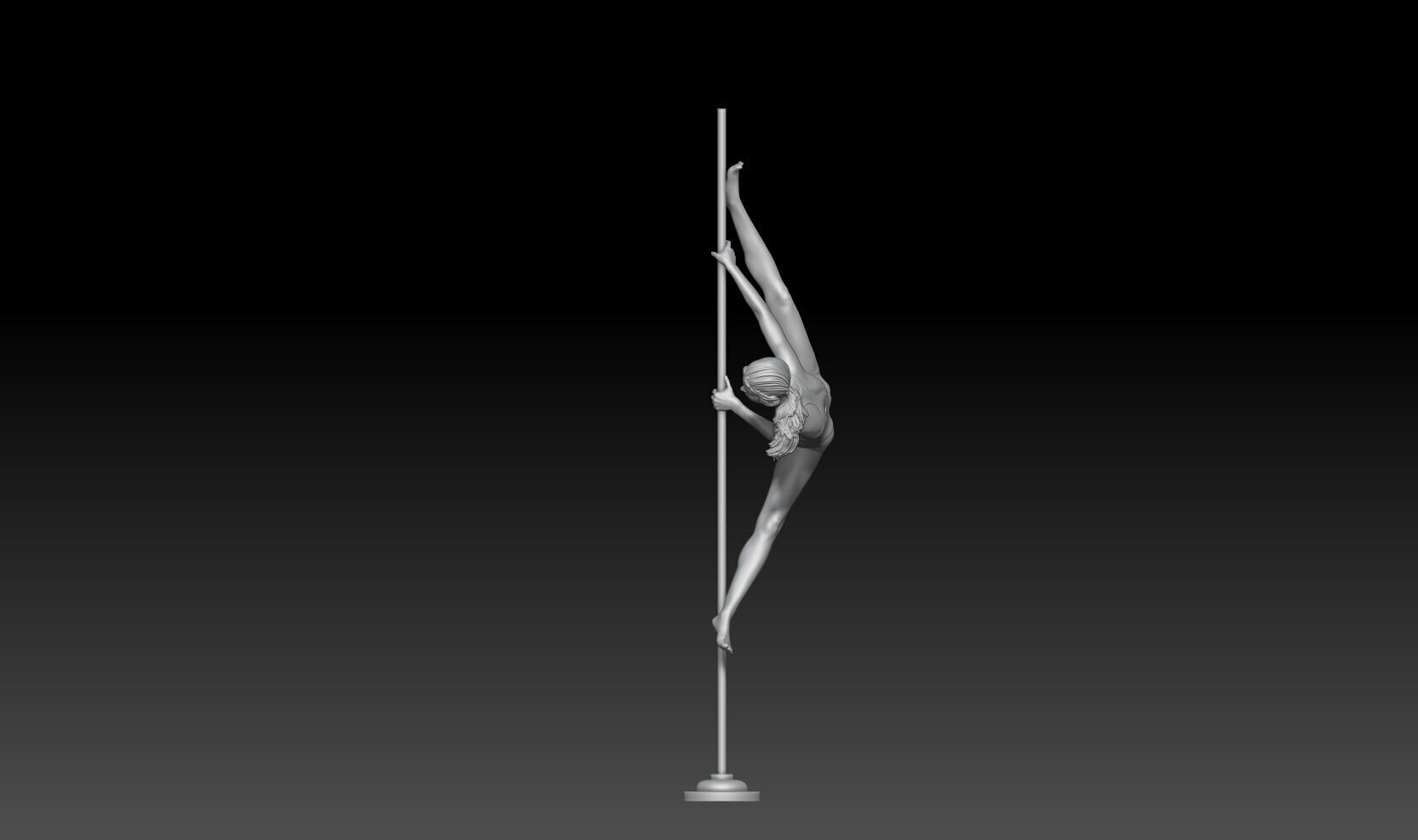 pole dance 2025 girl 2 3D print model_1