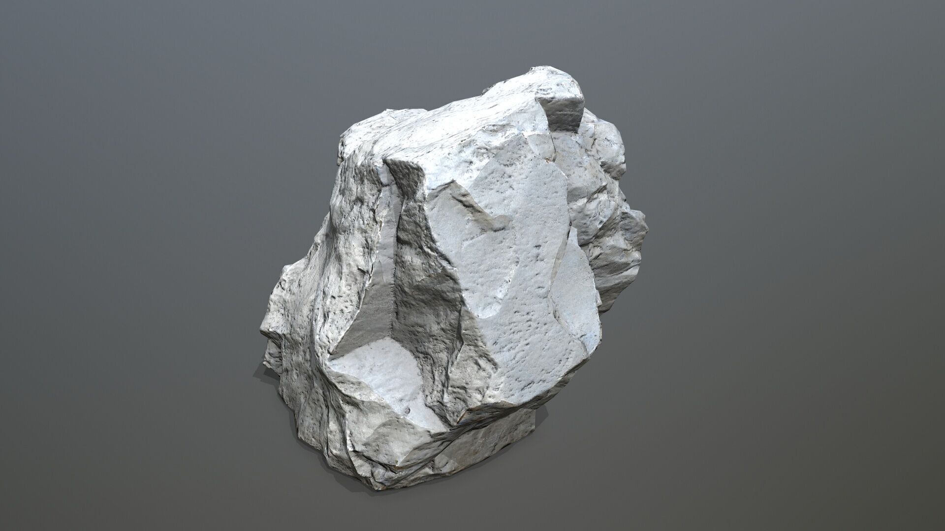 white rocks Low-poly 3D model_13