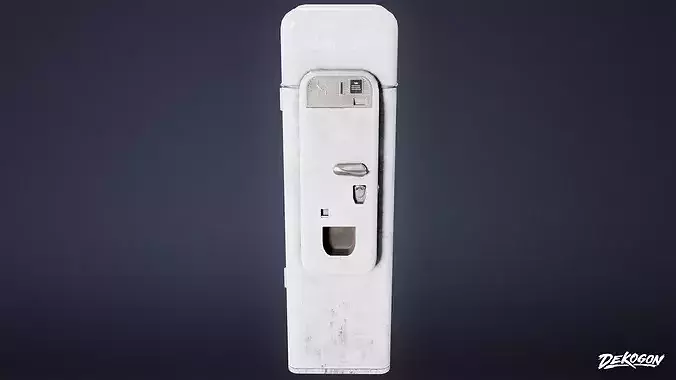 SUBURBS - Soda Machine 03 - LOW POLY AND NANITE Low-poly 3D model 2