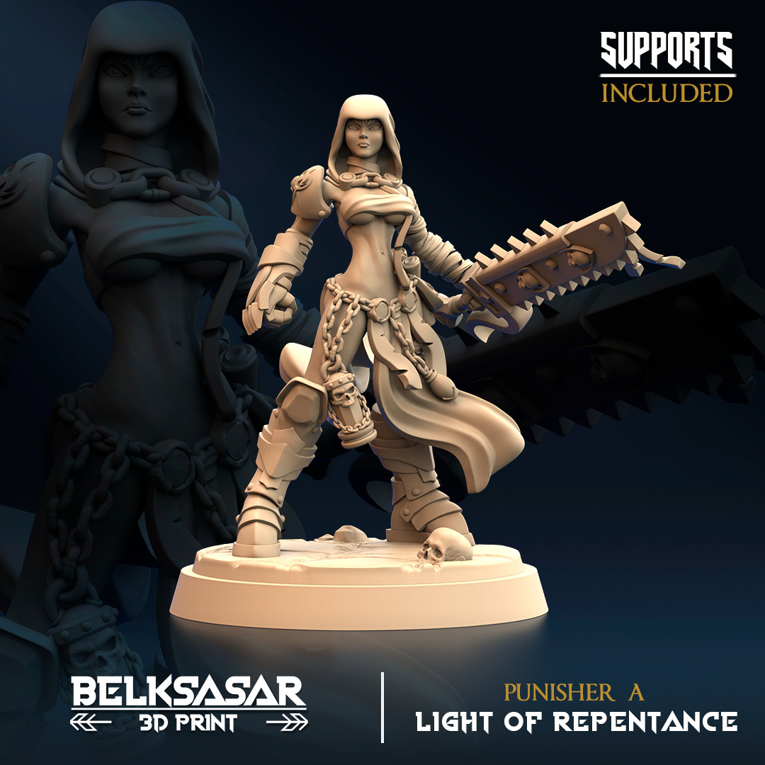 Light of Repentance - Knight 3D print model_17