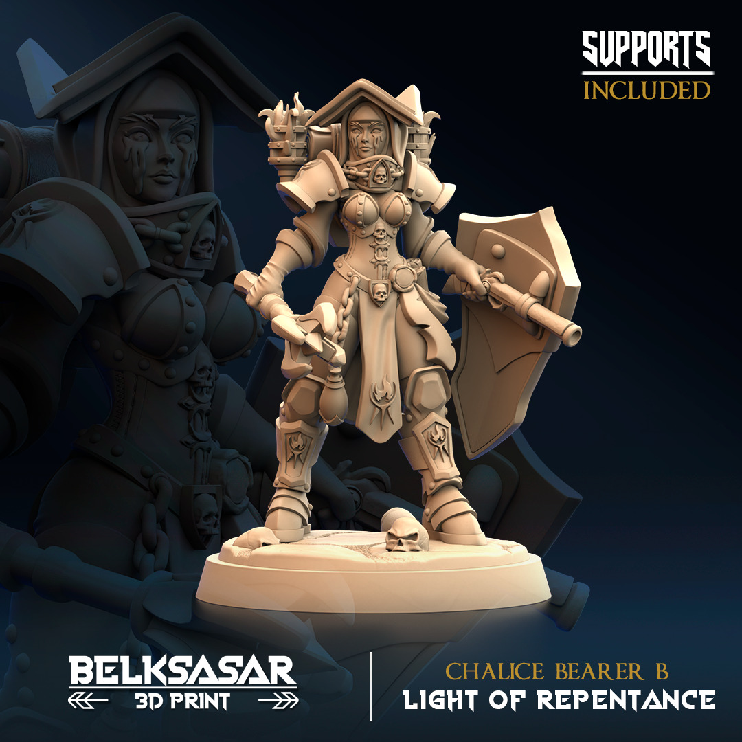 Light of Repentance - Knight 3D print model_6