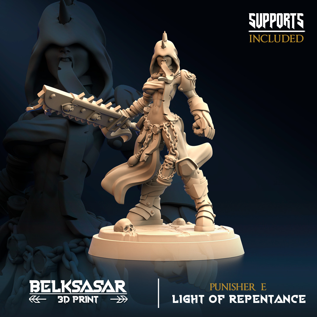 Light of Repentance - Knight 3D print model_21