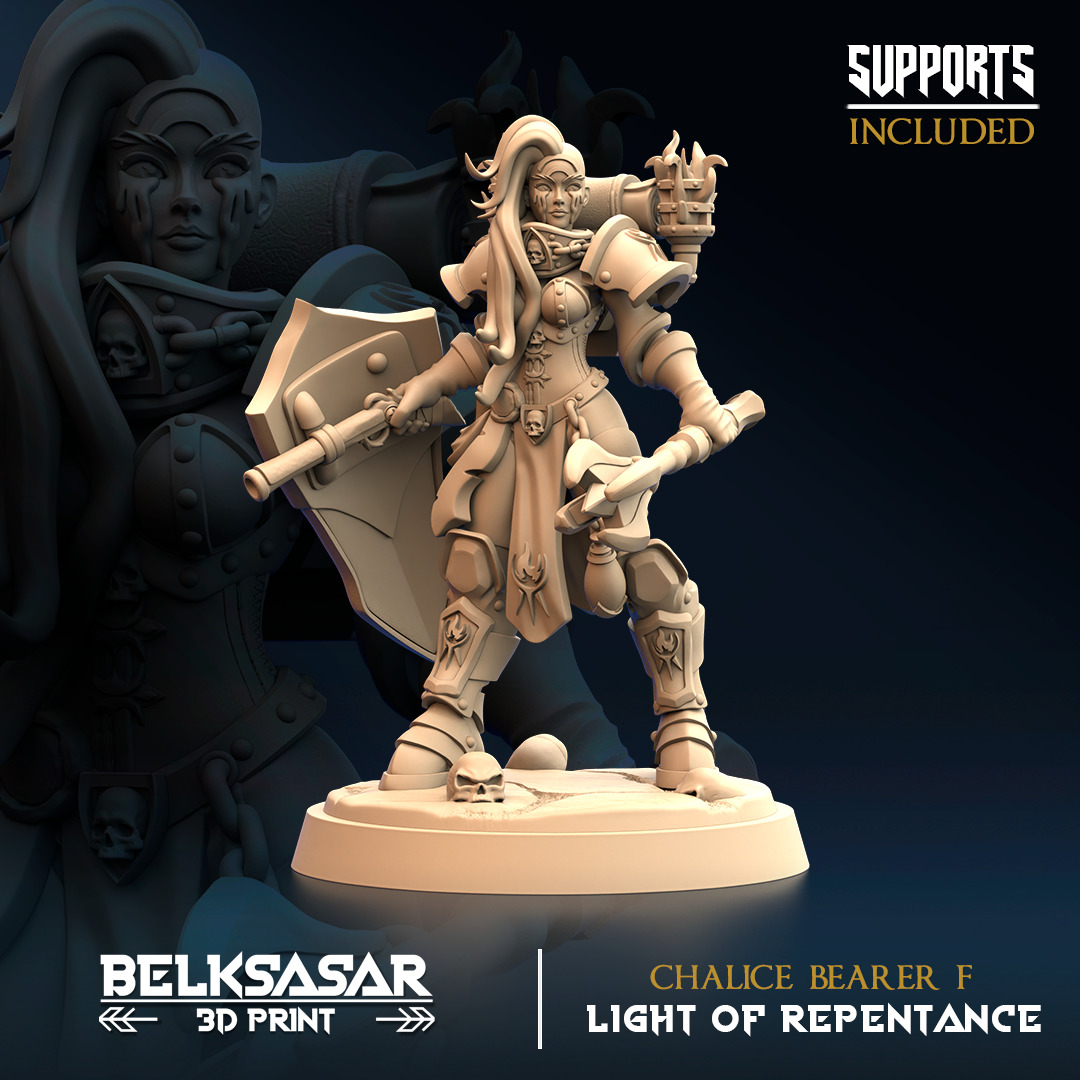 Light of Repentance - Knight 3D print model_10