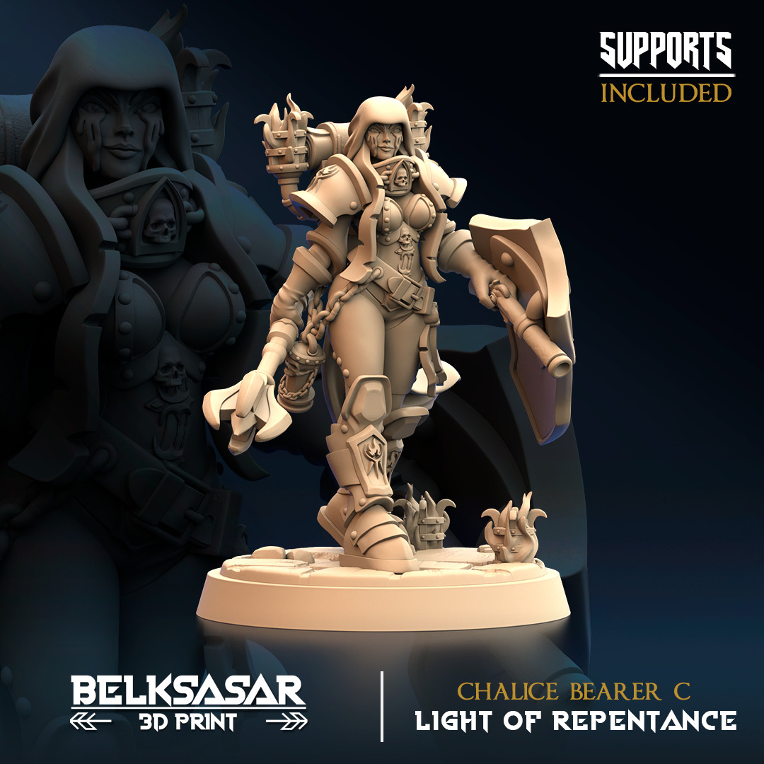 Light of Repentance - Knight 3D print model_7