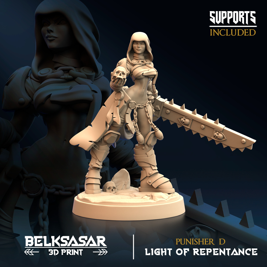 Light of Repentance - Knight 3D print model_20