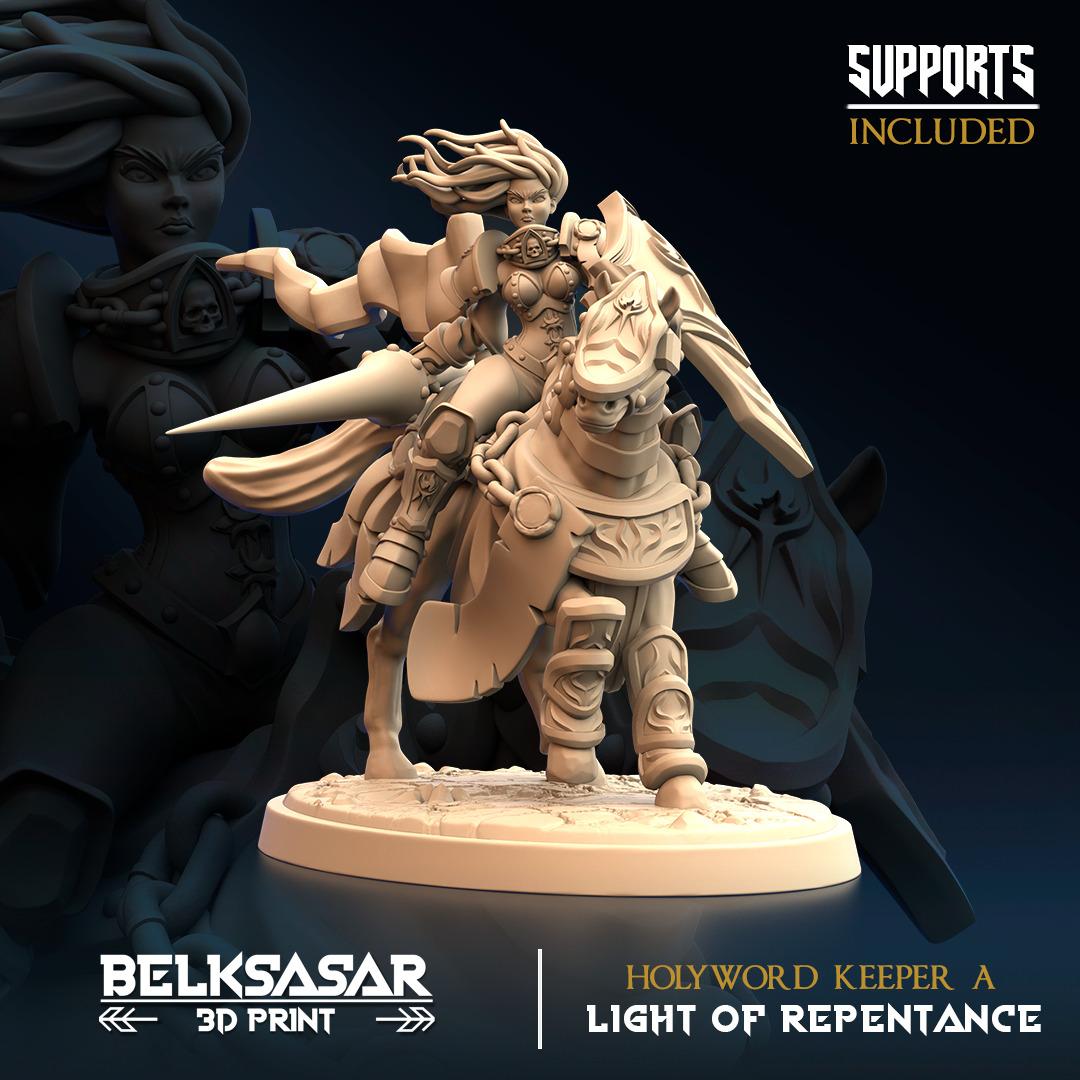 Light of Repentance - Knight 3D print model_13