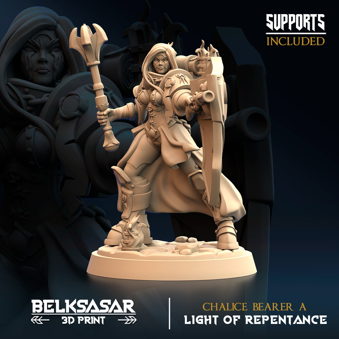 Light of Repentance - Knight 3D print model_5