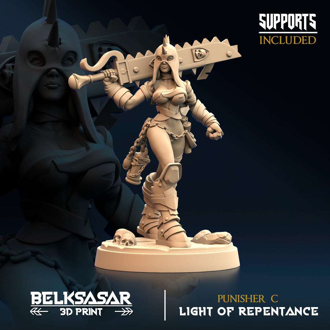 Light of Repentance - Knight 3D print model_19