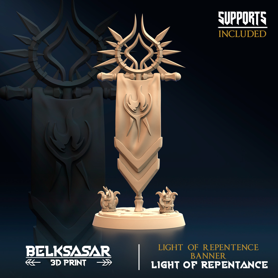 Light of Repentance - Knight 3D print model_25