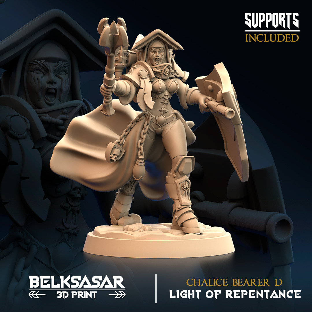 Light of Repentance - Knight 3D print model_8