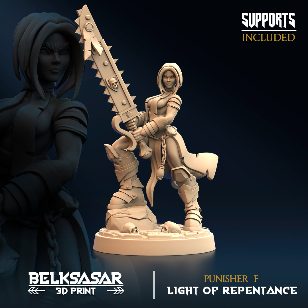 Light of Repentance - Knight 3D print model_22