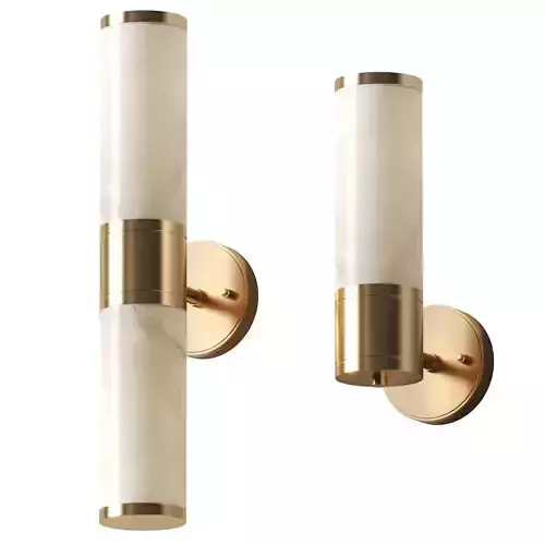 Brass Marble Wall Lamp - Dekoor