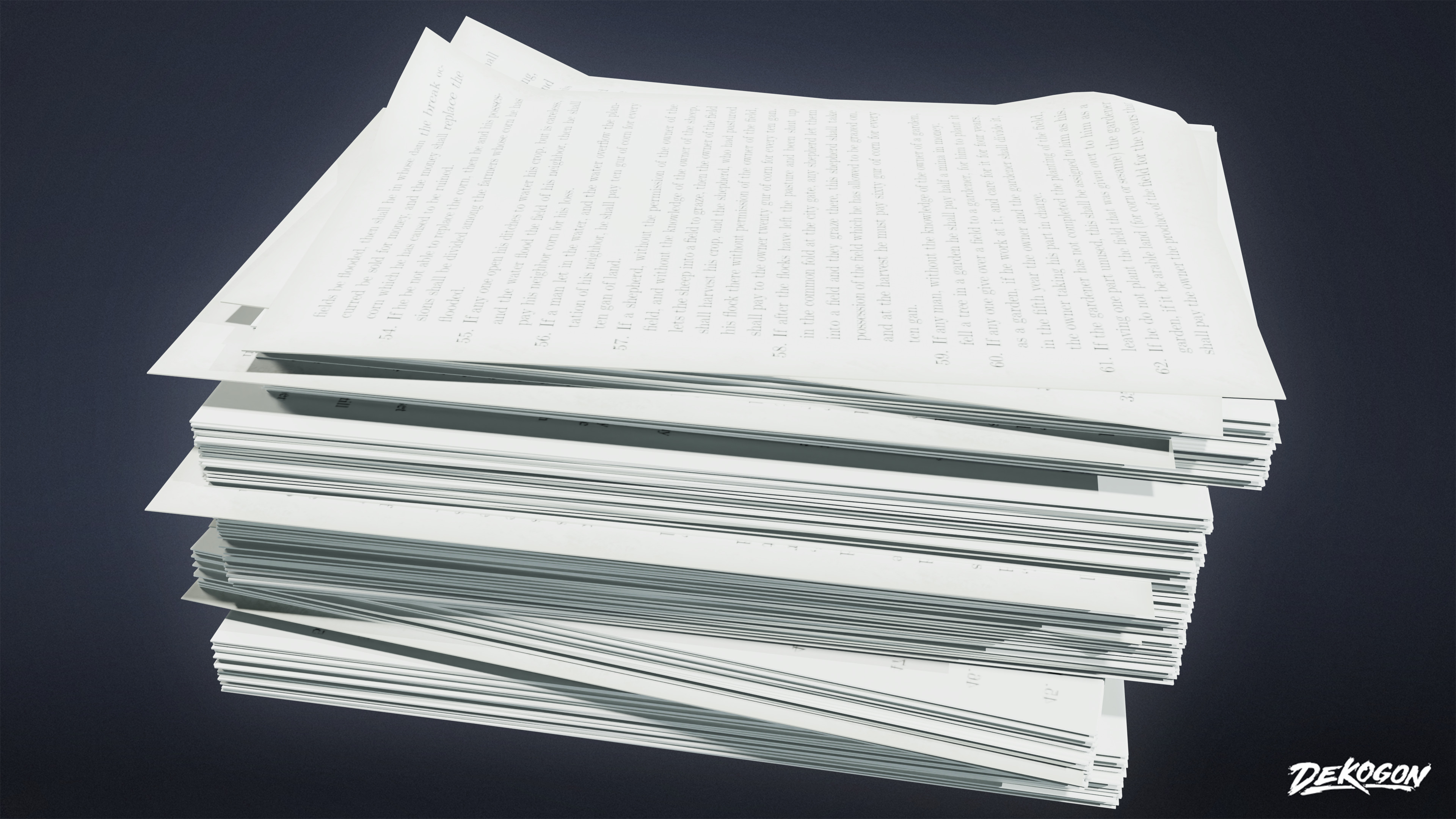 SUBURBS - Stationary Set 01 - LOW POLY AND NANITE Low-poly 3D model_9