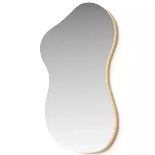 Asymmetric Backlit Mirror - Etsy 3D model