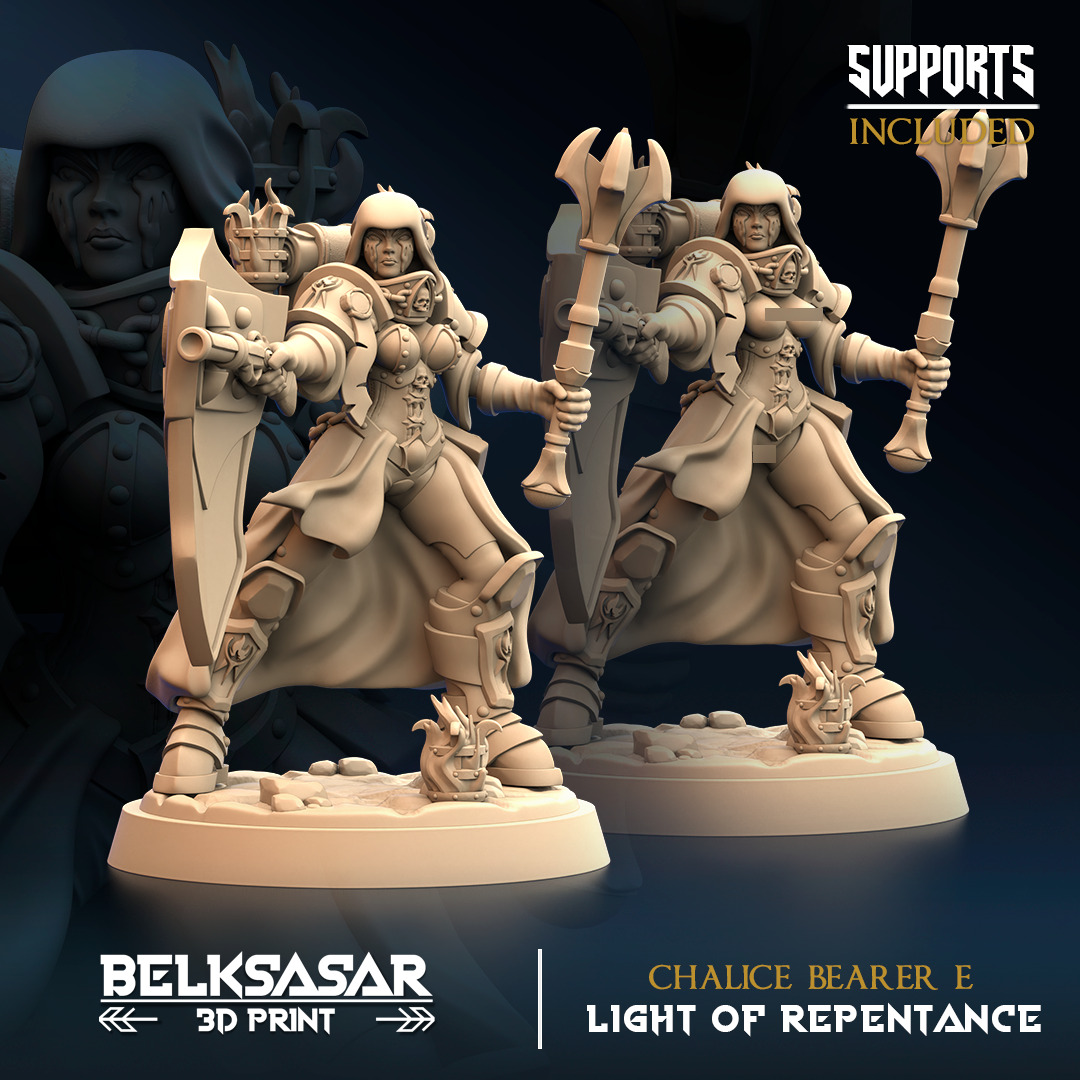 Chalice Bearer - Arcanist 3D print model_23