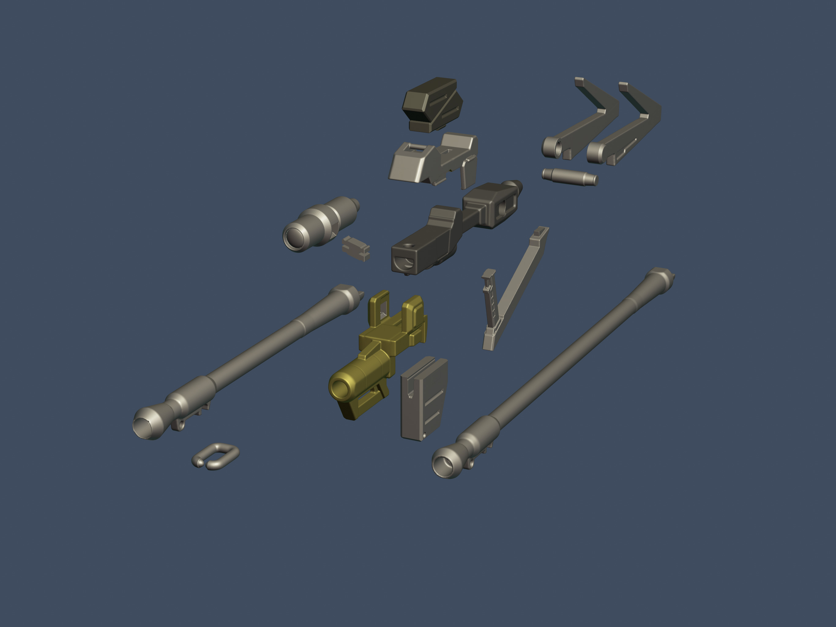 Sayaad Rfle WPN accessory for HG kits 3D model_1