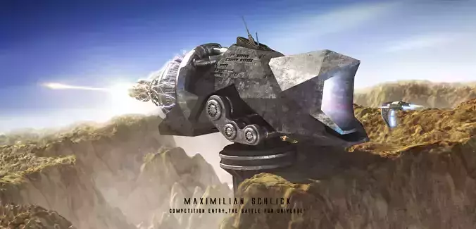 HF cannon - competition entry - Maximilian Schlick - 3D model