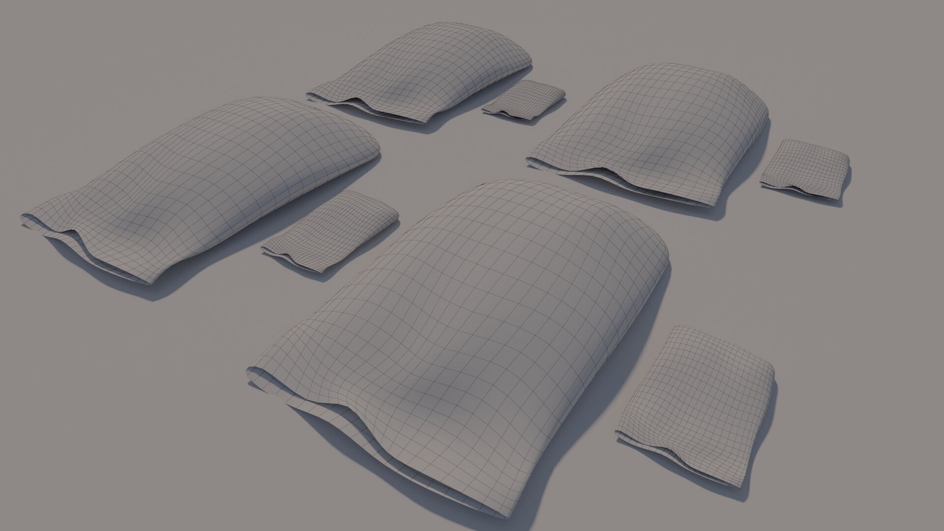 Pills Drug Package Bag 3D model_11