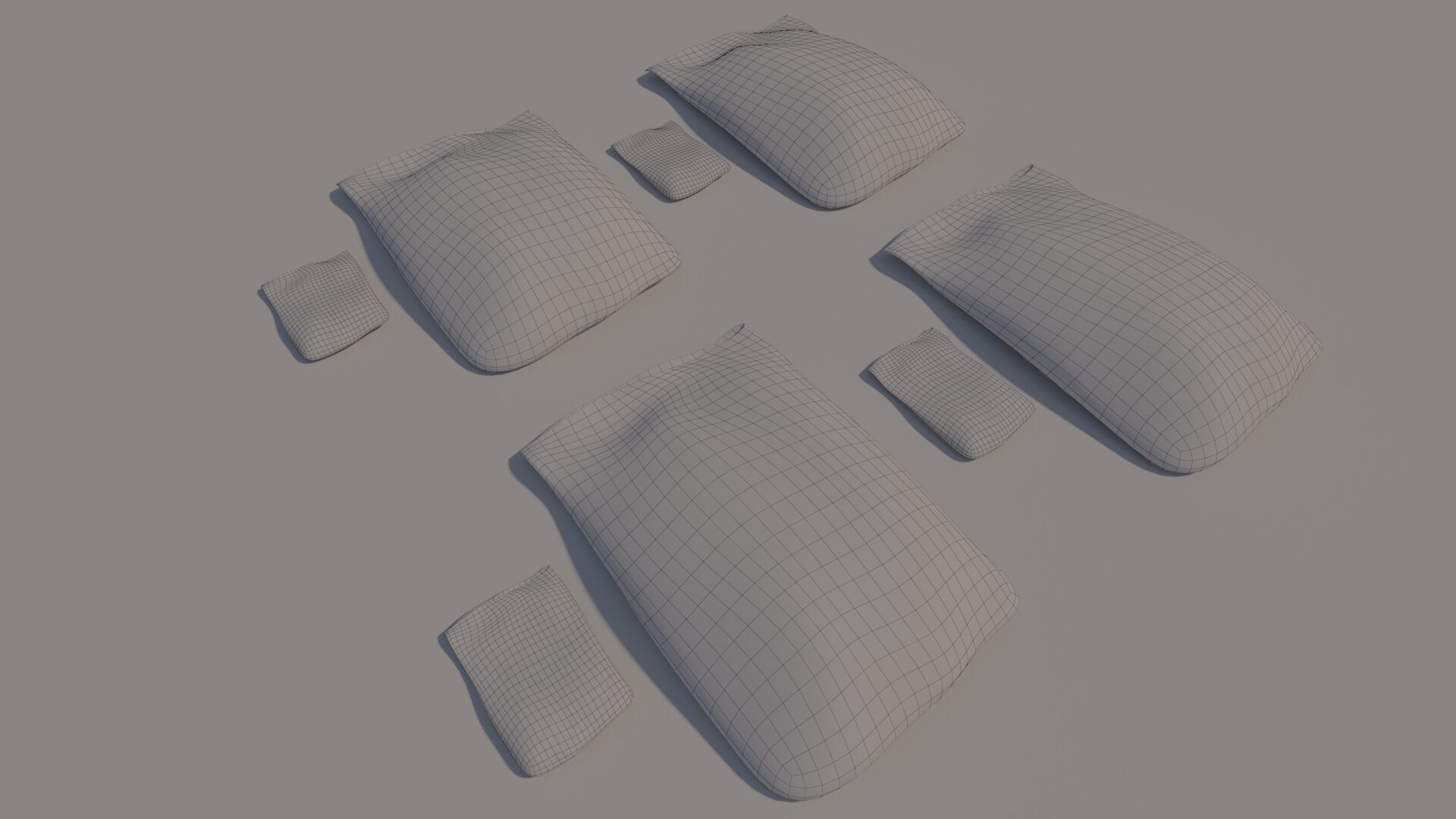 Pills Drug Package Bag 3D model_9