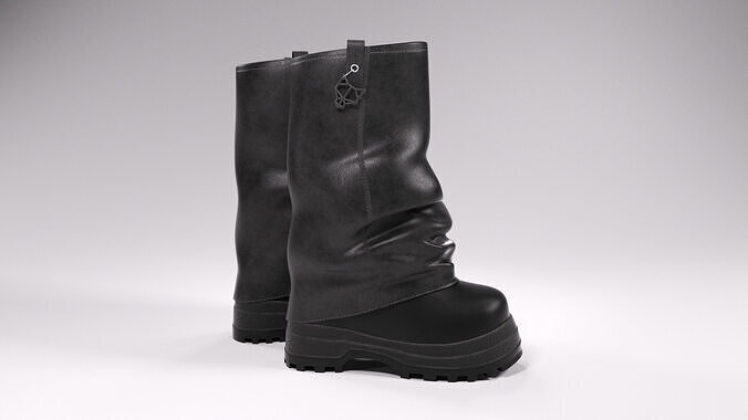 Disturb boots 3D model