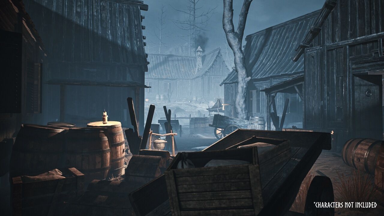 Modular Haunted Village Low-poly 3D model_18