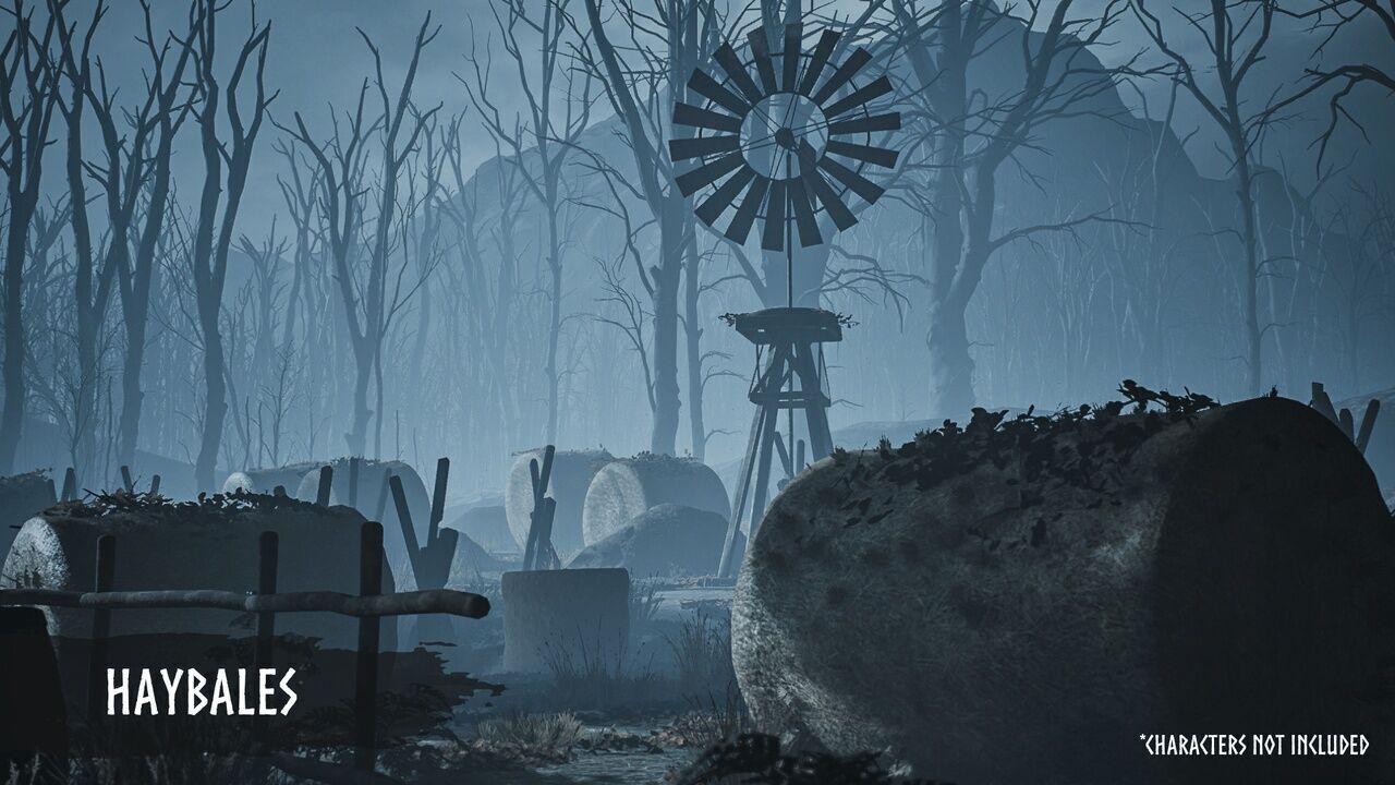 Modular Haunted Village Low-poly 3D model_10