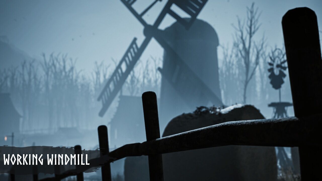 Modular Haunted Village Low-poly 3D model_2