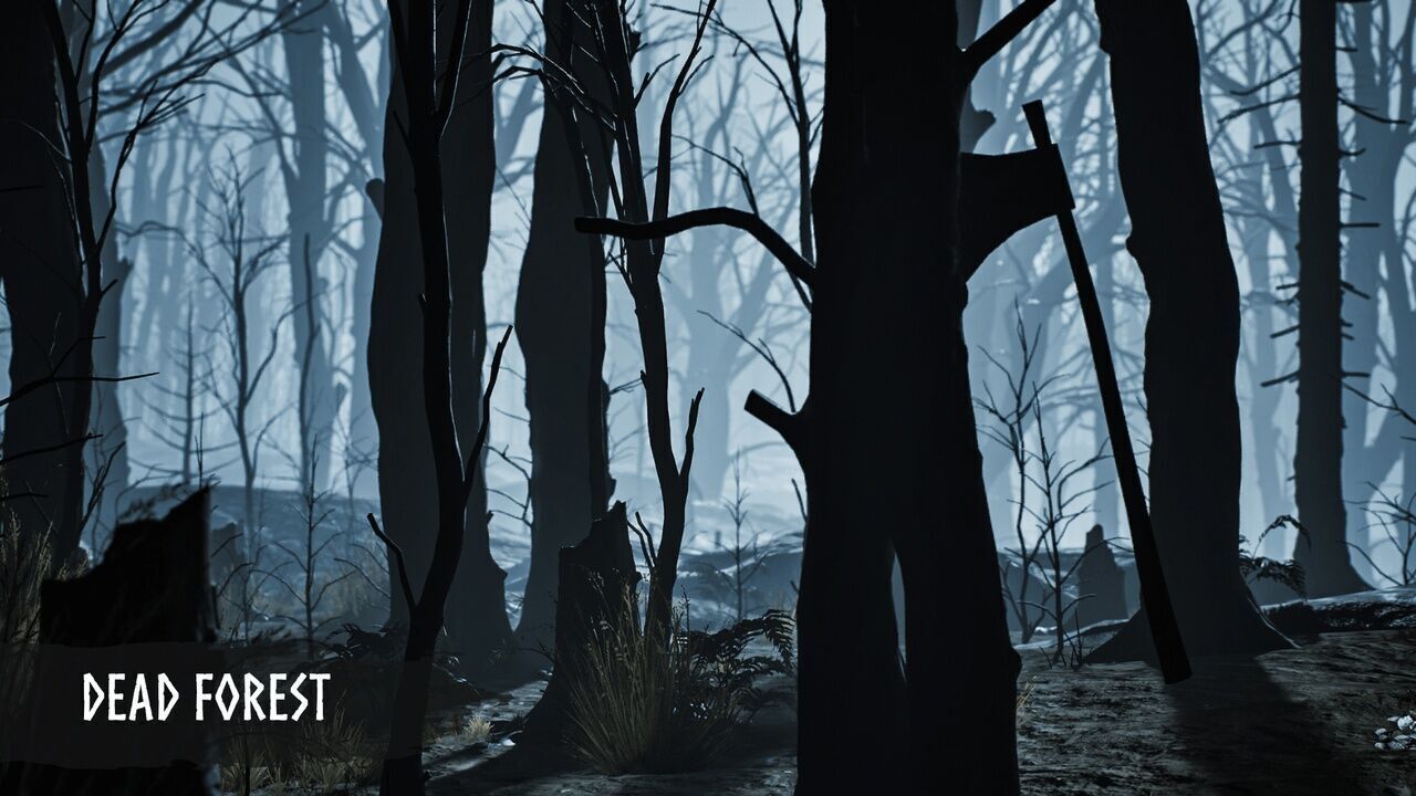 Modular Haunted Village Low-poly 3D model_6