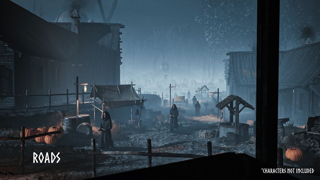 Modular Haunted Village Low-poly 3D model_17