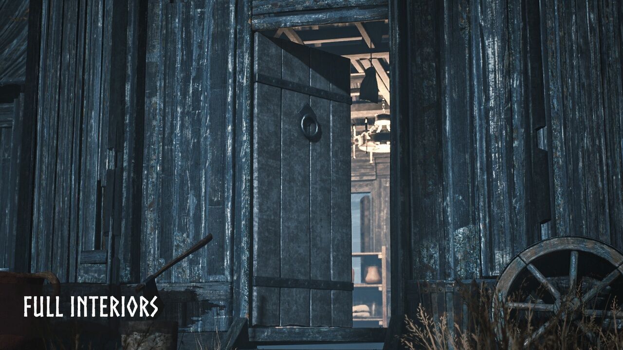 Modular Haunted Village Low-poly 3D model_12