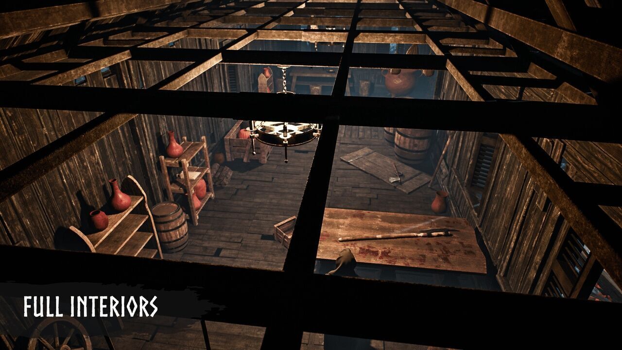 Modular Haunted Village Low-poly 3D model_15