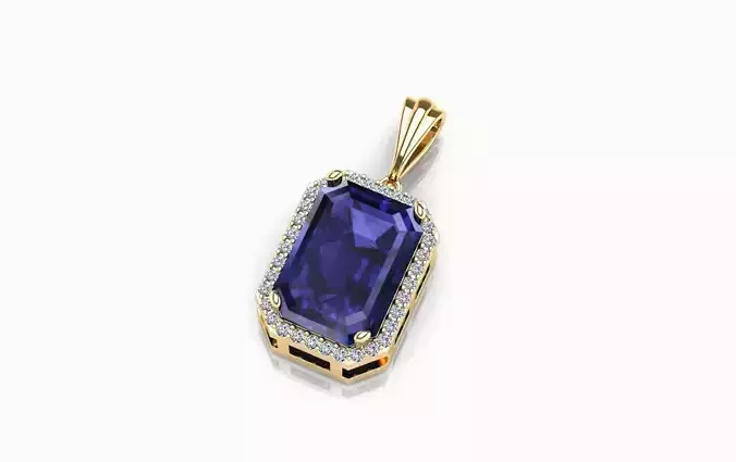 pendant with gems